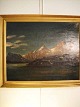 Malerei.
 Snowland. 
1949
 gemalt von 
Paul Sinding. 
F.1882-D. 1964
B: 55 cm Höhe: 
45 cm
 ...