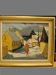 Painting.
Küstenstadt.
Registrieren. 
Svend 
Nielsen.62 x 52 
cm inklusive 
Rahmen.
Preis EUR. 99 
...