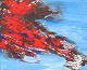 Keiko, Ryu 
(1932 -) Japan: 
Das rote Licht. 
Öl auf 
Leinwand. 
Signiert: Keiko 
Ruy. 60 x 73 
cm. ...