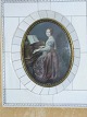 Elfenbein-
Miniatur, 
Platte gemalt. 
Jenny Lind am 
Klavier. Länge 
14,2 X 12 cm.  
