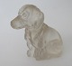 Sitzend Hund, 
Glas, aus dem 
19. 
Jahrhundert. 
Deutschland. 
Farbloses 
mattiertes 
gepresstes ...