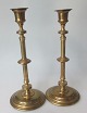 Paare dänischen 
Kerzenhalter 
aus Messing, 
ca. 1880 H:. 25 
cm.