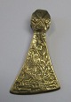 Anhänger 
Halskette, 
bronzene Axt. 
20. 
Jahrhundert. 
Viking Copy 
Schmuck, 
Dänemark. 
Gestempelt:. 
...