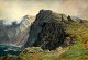 Englischer 
Künstler (19. 
Jh.): 
Felsenküste mit 
Vögeln 
und Tiefhängende 
Wolken. 
Aquarell. ...