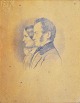 Fritz, Andreas 
(1828 - 1906) 
Dänemark. 
Doppelporträt. 
Zeichnung. 
Signiert: A. 
Fritz. 29 x 22 
...