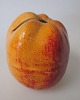 Sparbüchse in 
Form eines 
Apfels, 
handbemalt Ton, 
19. Jh. 
Dänemark. Höhe: 
8 cm.
Sehr guter 
Zustand!
