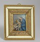 Unbekannter 
Künstler (20. 
Jahrhundert): 
Madonna und 
Baby Jesus. 
Miniaturmalerei.
 Öl auf Film. 
...