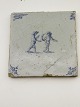 Dutch tile 13 x 
13 cm. 1.3 cm. 
18th.c  Nr. 
389888