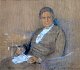 Schjelderup, 
Leis (1856 - 
1933) Dänemark: 
Porträt einer 
Frau. Pastell 
auf braunem 
Papier. ...