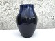 Holbæk-Keramik, 
blau glasierte 
Vase, 23 cm 
hoch, 15 cm 
Durchmesser, 
Design H.C. 
Nielsen * Mit 
...