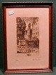 Lithografie von 
H. Kruuse mit 
Motiv von 
Rothenburg ob 
der Tauber. 
Nummer 65/100.
Grösse: 17,5 
...