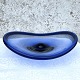 Holmegaard, 
Selandia, 
Obstschale aus 
blauem Glas, 
Saphirblau, 
40cm breit, 
34cm tief, 
Design Per ...