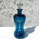 Holmegaard, 
Klukflaske, 
blau, 27,5 cm 
hoch, ca. 10cm 
breit *Guter 
Zustand*