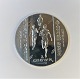 Isle of Man. 
Olympiade 2004. 
Silbermünze 1 
Crown von 2004. 
Durchmesser 38 
mm.