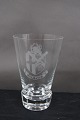 Dänische 
Logenglas 
Freimaurer 
Glas, Bierglas 
mit Symbolen 
verziert.
Inschrift: Lux 
Puit und mit 
...