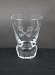 Dänische 
Logenglas 
Freimaurer Glas 
Schnapsglas mit 
Symbolen 
verziert: 
Gekreuzte 
Schlüssel + ...