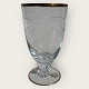 Lyngby Glas, 
Seagull-
Kristallglas 
mit Schnitten 
und Goldrand, 
Bier / Wasser, 
14 cm hoch, 7,5 
cm ...