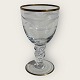 Lyngby Glas, 
Möwenglas mit 
Schnitten und 
Goldrand, 9 cm 
hoch, 5 cm im 
Durchmesser 
*Guter Zustand*