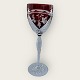 Böhmisches 
Kristallglas, 
Weinglas mit 
Schliffen, 
Bordeaux, 21,5 
cm hoch, 7 cm 
Durchmesser ...