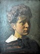 Knippel, Carl 
Hermann (1867 - 
1956) Dänemark: 
Frauenporträt. 
Öl auf 
Malerkarton. 
Signiert 1903. 
...