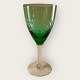 Holmegaard, 
Ulla, Weißwein 
mit grünem 
Becken, 15 cm 
hoch, 6,5 cm 
Durchmesser, 
mit 
Kreuzschnitten 
...