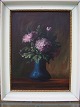 Gemälde Blumen 
Zeichnung 
Malerei Niels 
Walseth. 
Geboren. 1914 
Toten. 2001
