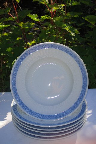 Royal Copenhagen Fan/blue Deep plates 11515