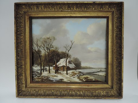 Hendrik van de sande Bakhuyzen
 (1795-1860)
 Niederlande
 Winter-Szene