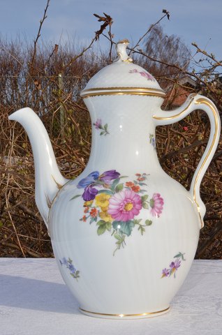 Royal Copenhagen Sächsische Blume Kaffeekanne 1794