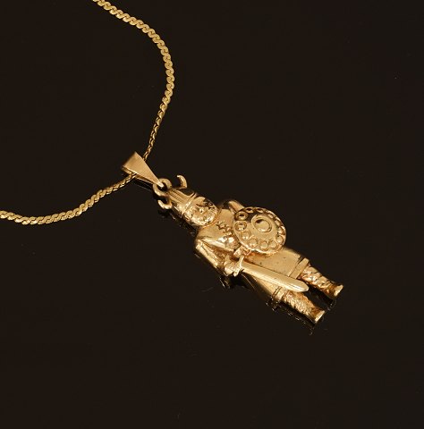 Bernhard Hertz, Copenhagen: Viking, 14ct gold