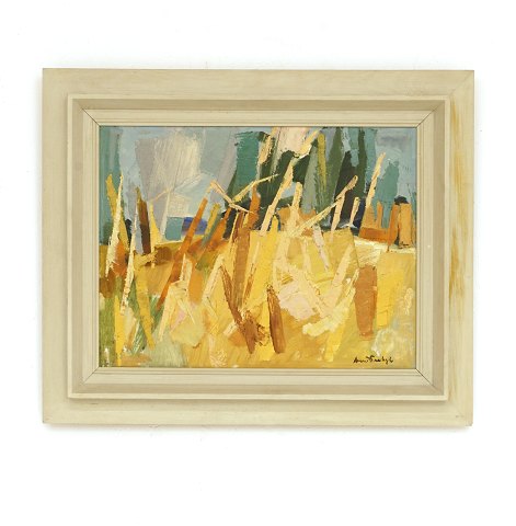 Svend Saabye, 1913-2004, oil on canvas. Signed. 
Visible size: 38x50,5cm. With frame: 54,5x67cm