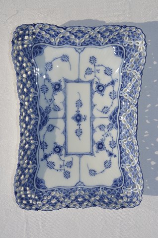 Royal Copenhagen Blue fluted full lace Tray 1122