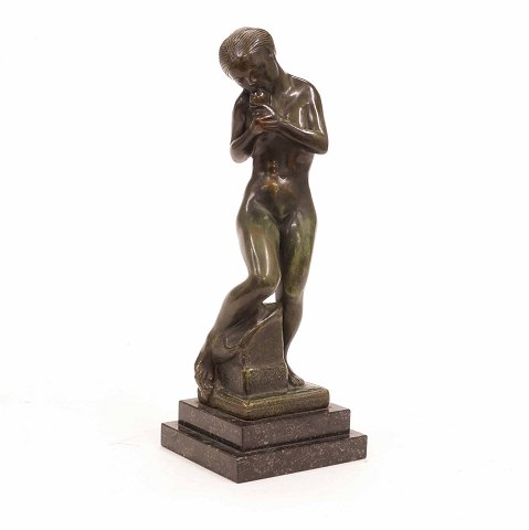 Kai Nielsen, 1882-1924: Skulptur aus Bronze. 
Signiert.
H: 34cm