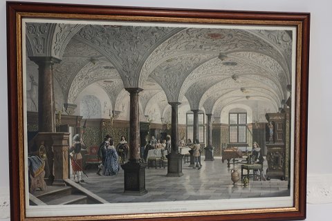 Lithographie
Lithographie von E.M. Bærentzen & Co. Lith
Motiv von Frederiksborg Schloss, Dänemark
Von Heinrich Hansen (1821-1890) gezeignet
Mass des Rahmens:
H: 44cm
B: 59cm