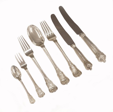 Ole Hagen for A. Michelsen: 
"Rosenborg"-sterlingsilver cutlery. (123)