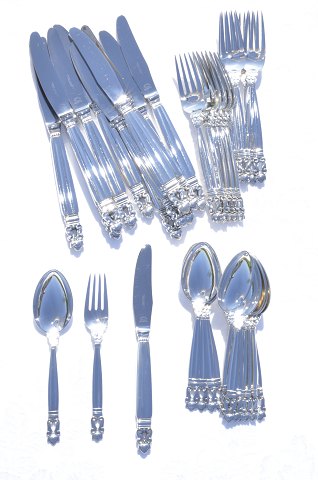 Georg Jensen 36 pcs  Acorn flatware set