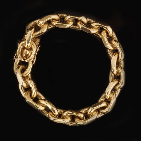 Anker Armband aus 8kt Gold von Christian Veilskov, 
1963-86. G: 103,1gr. L: 23cm