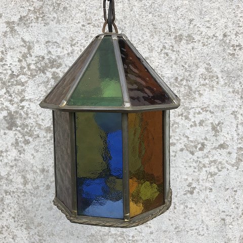 Lampe
Blyindfattet glas
*350Kr