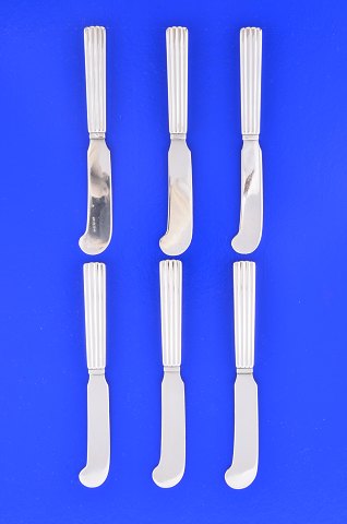 Bernadotte sølvbestik  Georg Jensen  Smørkniv 046
