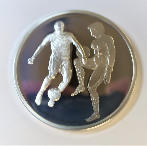 Griechenland. Silber 10 Euro Olympics 2004. Fußball