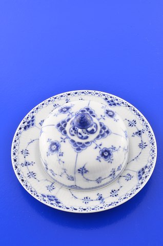 Royal Copenhagen Musselmalet halbspitze Butterdose 502