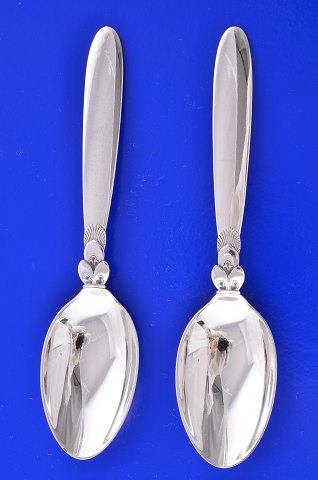 Cactus Georg Jensen silver flatware Dessert spoon 021