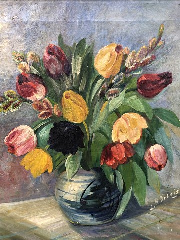 Ingeborg Debois
Tulips in vase
*DKK 950