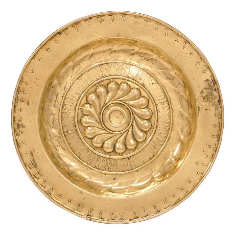 Brass plate Nürnberg circa 1650. D: 41cm