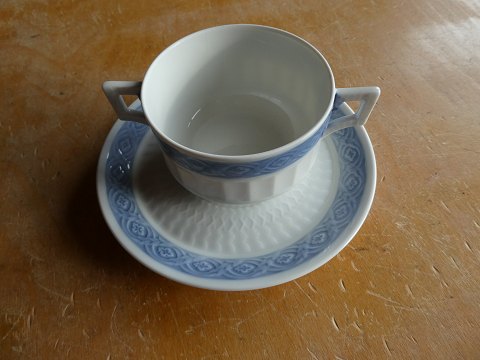 item no: po-Blå Vifte bouillonkop 11552