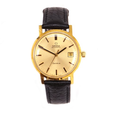 Omega Automatic Geneve 18kt gold. Ref 166.127. 
Caliber 1481. Circa 1972. D: 35mm