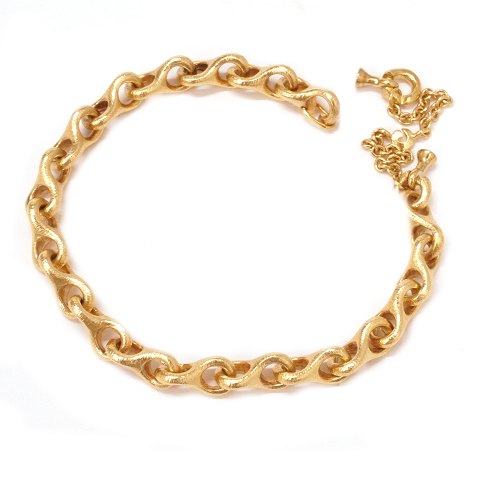 Ole Lynggaard Copenhagen 14kt Gold "8"-Armband. L: 
18cm