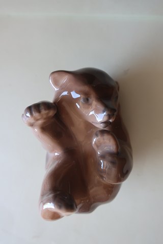 Royal Copenhagen (RC) Figur
Liegend Junger Bär aus Porzellan
Design: Knud Kyhn, Dänemark
Nr.: 1124
1. Wahl
L: 8cm 
In sehr gutem Zustand
