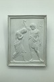 Royal 
Copenhagen 
Biscuit Plate. 
Motif after 
Thorvaldsens 
Baptisment of 
Christ (113). 
The Plate ...