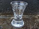 Gammelt 
frimurer glas 
med symboler 
slebet på 
kummen. 
Højde 12cm.